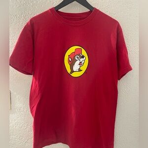 Buc-ees Red‎ Graphic T-Shirt Size Large